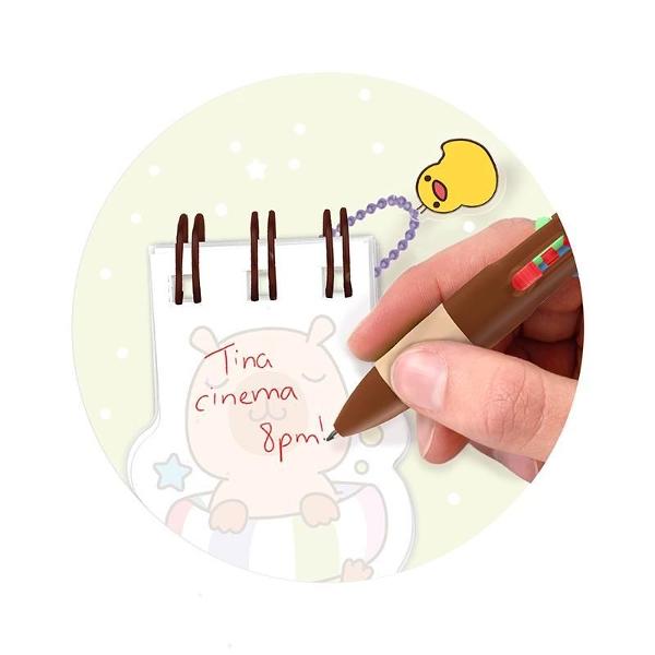 Acest blocnotes cu o copert&259; holografic&259; atr&259;g&259;toare poate fi ata&537;at practic oriunde cu lan&539;ul cu bile – fie pe o geant&259; fie pe un penar Con&539;ine 24 de coli decupate cu un design dr&259;gu&539; cu capibara 100 gm² &537;i 80 de coli albe dreptunghiulare 80 gm² Eticheta cool face ca fiecare blocnotes s&259; atrag&259; aten&539;iaDisponibil&259; în 3 variante diferite Pretul afisat este per bucata Nu se 