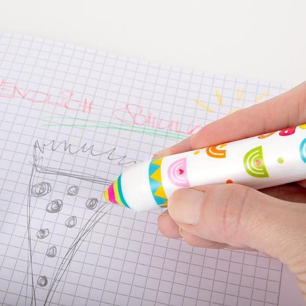 Radiera special&259; în form&259; de creion Aceast&259; frumoas&259; radier&259; face ca gre&537;elile s&259; dispar&259; foarte repede &537;i prin urmare asigur&259; cu u&537;urin&539;&259; un început de &537;coal&259; excelent &537;i motivantLungime aprox 135 cmDisponibil&259; în 4 culori diferite Pretul afisat este per bucata Nu se poate alege culoarea se livreaza in functie de 