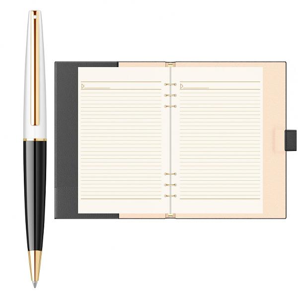 Organizer de lux mecanism tip caiet mecanic 6 inele format A4 Coperta din piele ecologica cu cusatura pe margine de dimensiuni 210 x 300 mm Buzunar interior dublu pe toata lungimea copertei Inchidere cu clapa magnetica Notes format A4 195 x 275 mmCoperta din piele ecologica cu cusatura pe margine de dimensiuni 210 x 300 mmBuzunar interior dublu pe toata lungimea copertei Inchidere cu clapa magneticaNotes format A4 195 x 275 mm liniat 170 pagini 80gmp prevazut 