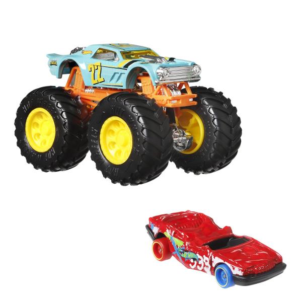 Asortimentul cu lansator de inamici de oras Hot Wheelsdispune de doi inamici preferati de copii tiranozaurul si rechinul sub forma de lansatoare grozave de masini vandute separat Atat lansatorul dinozaur Hot Wheels cat si lansatorul rechin Hot Wheels dispun de provocari grozave in care copiii trebuie sa lanseze masinile cu forta potrivita sau risca sa ramana blocati in falcile inamicului Copiii se pot juca si separat cu aceste jucarii compacte pentru super distractie la scara mai mica 