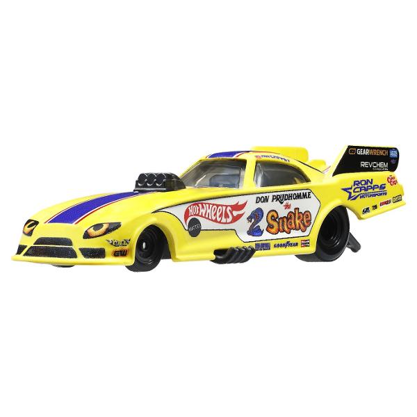 Fiecare masina metalica a duoului la scara 164 este realizata cu atentie cu anvelope Real Riders un sasiu metalic si decoratiuni autentice si detaliate Cu cate 2 masini in fiecare set pasionatii de masini au doua sanse sa-si gaseasca preferatele si sa inceapa sau sa-si extinda colectia Acest pachet contine 2 masinute metalice Hot Wheels PLYMOUTH CUDA FC 72 SI ROBN PINKS