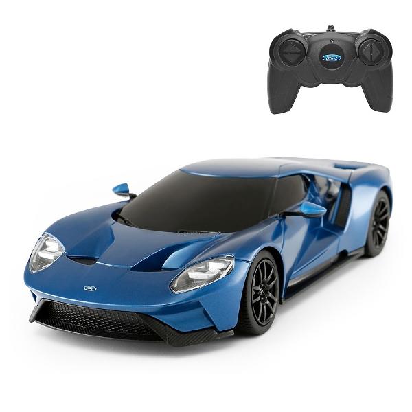 Copilul dumneavoastra se poate juca in voie cu masina cu telecomanda Ford GT scara 1 la 24 oferita de brandul international Rastar Nicio cursa nu este imposibil de castigat cu acesta masinuta replica oficiala cu licenta a modelului original construita cu mare atentie la detalii Masinuta are proportiile ideale pentru momente pline de distractie si amuzament avand dimensiunile in centimetri dupa cum urmeaza  1899252Masinuta functioneaza pe frecventa de 24GAlimentarea se face astfel  