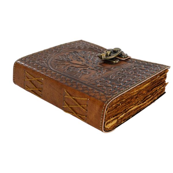 Jurnal Vintage dimensiune 175 x 125 cm coperti din piele naturala cusute manual hartie lucrata manual din bumbac Inchizatoare metalica tip ancora