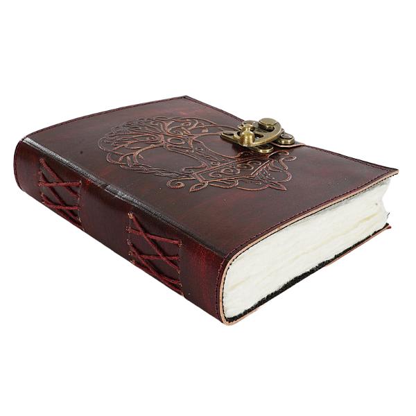 Jurnal Vintage dimensiune 175 x 125 cm coperti din piele naturala cusute manual hartie lucrata manual din bumbac inchizatoare metalica tip ancora