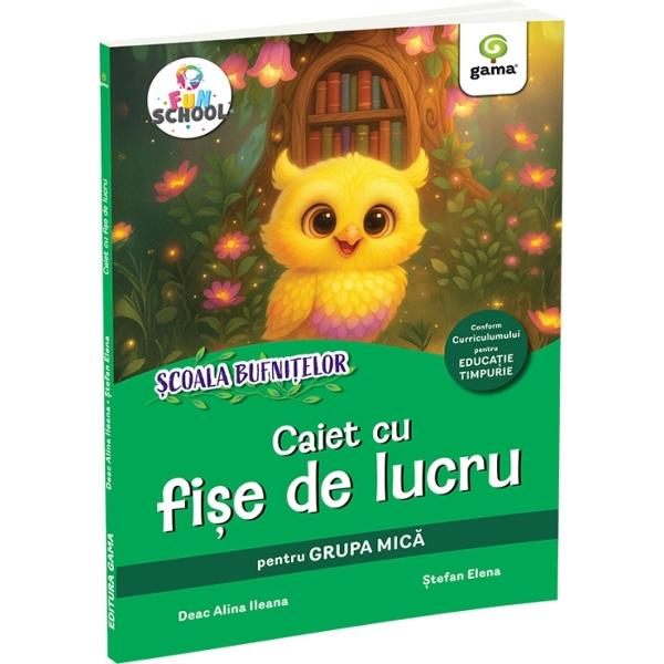 Titlurile din colec&539;ia &536;coala Bufni&539;elor sunt companionul ideal pentru oricare educator Concepute &537;i scrise de dou&259; profesoare de înv&259;&539;&259;mânt pre&537;colar c&259;r&539;ile sunt conform curricumului pentru educa&539;ie timpurie în vigoare &537;i reprezint&259; materiale auxiliare inedite care cu siguran&539;&259; vor contribui la animarea orelor de gr&259;dini&539;&259; prin tematica lor divers&259; &537;i prezentarea 