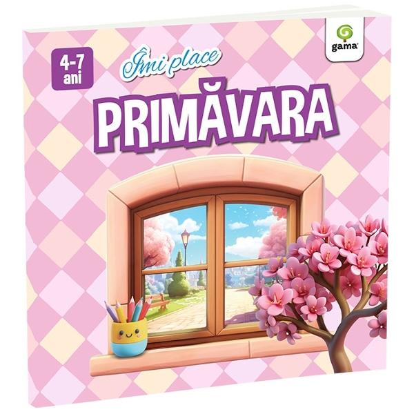 În Îmi place PRIM&258;VARA copilul va putea• s&259; g&259;seasc&259; drumul corect &537;i umbra potrivit&259;;• s&259; rezolve labirinturi &537;i s&259; uneasc&259; puncte;