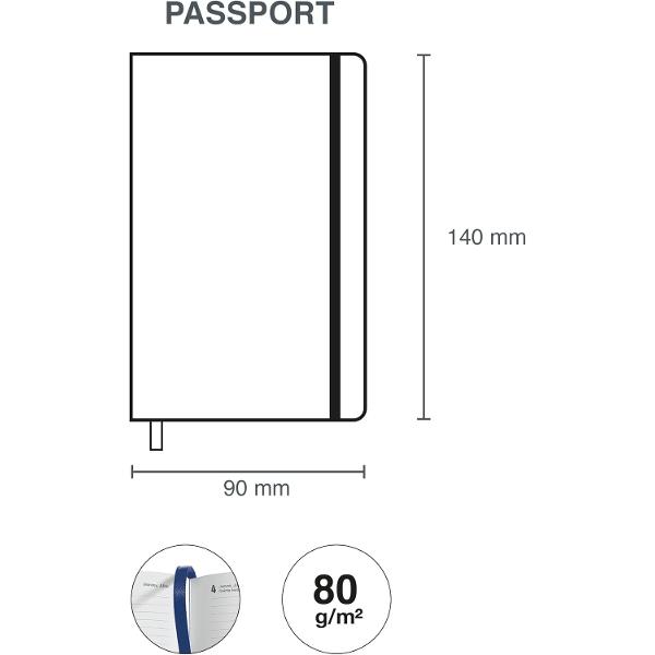 Agenda Miquelrius Passport 90x140 mm datata zilnic Houses Graphic CAT MR31293