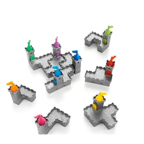 Smart Games - Tower Stacks Joc de Logic&259; cu 80 de Provoc&259;ri 8 AniSmart Games Tower Stacks ofer&259; o experien&539;&259; captivant&259; pentru un singur juc&259;tor pun&acirc;nd la &icirc;ncercare abilit&259;&539;ile de rezolvare a problemelor &537;i stimul&acirc;nd g&acirc;ndirea logic&259; Juc&259;torii sunt provoca&539;i s&259; construiasc&259; un castel vertical folosind nou&259; piese de puzzle pornind de la podea &537;i utiliz&acirc;nd 