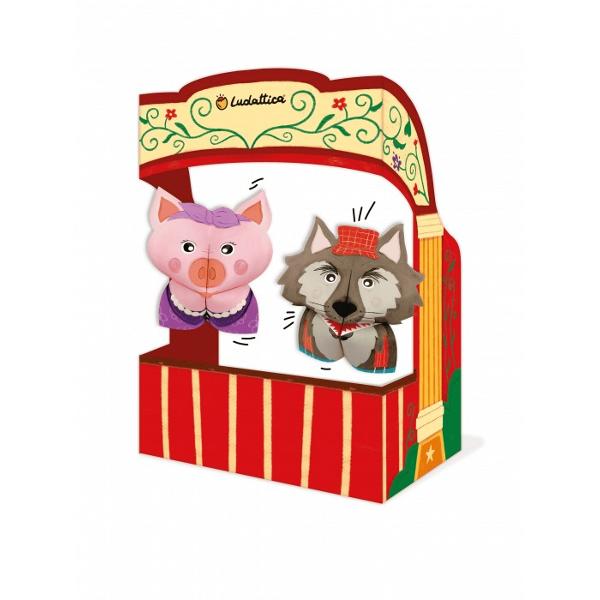 Set de Teatru de P&259;pu&537;i Origami – Cei Trei Purcelu&537;i 5 aniIntr&259; în lumea fascinant&259; a pove&537;tilor cu setul nostru original de jocuri inspirat de povestea „Cei Trei Purcelu&537;i” Acest set creativ transform&259; copiii în adev&259;ra&539;i povestitori oferindu-le posibilitatea de a crea personaje de basm precum purcelu&537;ii &537;i lupul folosind tehnici de pliere origami &537;i de a le pune în scen&259; 