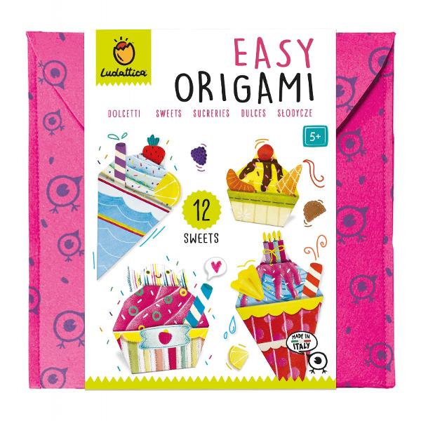 Acest nou produs din seria de Origami pentru incepatori Briose si Inghetata este special conceput pentru a introduce copiii mici în aceast&259; art&259; deosebita a origami-ului într-un mod simplu &537;i distractiv Un joc care stimuleaz&259; concentrarea dezvolt&259; abilit&259;&539;ile motorii fine &537;i logica precum &537;i imagina&539;ia Un joc educativ creativ &537;i extrem de amuzant Ambalajul moale din fetru se transform&259; 