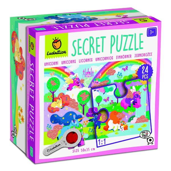 Un puzzle frumos ilustrat care ascunde o mul&539;ime de mici secrete de descoperit folosind speciala lup&259; de spion pus&259; la dispozi&539;ie