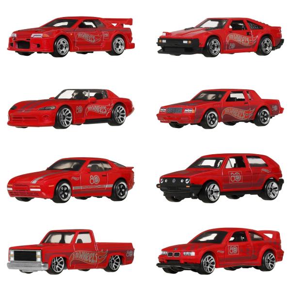 Porneste intr-o calatorie retro cu setul Hot Wheels Silver Series Colectia aduce impreuna modele emblematice ale anilor &rsquo80 si &rsquo90 recreate la scara 164 cu detalii autentice si finisaje lucioase in stilul clasic Hot Wheels Setul include masini legendare precum &rsquo82 Toyota Supra &rsquo87 Buick Regal GNX &rsquo83 Chevy Silverado BMW M3 Race Dodge Viper RT10 &rsquo89 Porsche 944 Turbo Volkswagen Golf Mk2 si Nissan Skyline GT-R R32 Fiecare vehicul 