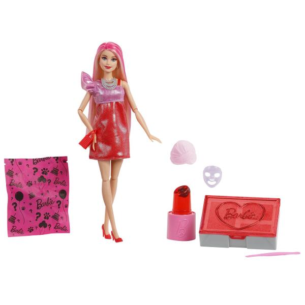 Pregateste-te de o petrecere plina de culoare si surpriza alaturi de Barbie Party Unboxed Fiecare cutie ascunde peste 10 surprize magice inclusiv o papusa Barbie misterioasa accesorii de petrecere si elemente care isi schimba culoarea Deschide fiecare cadou si descopera outfituri stralucitoare decoratiuni si accesorii care transforma orice moment intr-o sarbatoare Experienta de despachetare aduce bucurie si suspans fiind perfecta pentru micii fani Barbie care adora surprizele si magia Un 