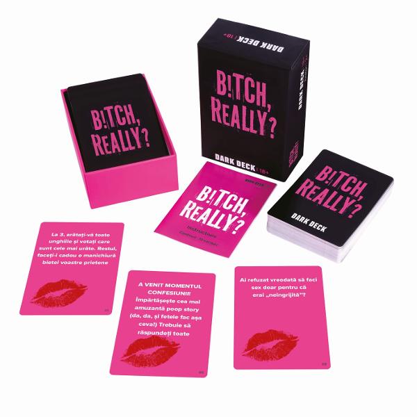 Tii in mana jocul suprem pentru noaptea fetelor Pregateste-te sa razi si sa descoperi lucruri despre prietenele tale pe care nu le-ai stiut niciodata pana acum Numar jucatori 2 Varsta recomandata 18 ani Continut 70 carti instructiuni Produsul are un continut destinat strict adultilor de 18 ani si peste