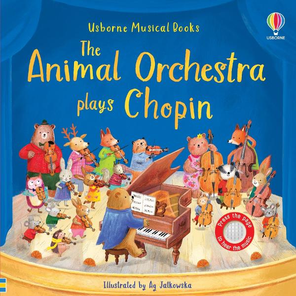 Each time you press a button in this book youll hear the Animal Orchestra play you one of Chopins most beautiful tunes Theyll tell you a little bit about his life too With heartwarming illustrations of the animal musicians and a sprinkling of fascinating facts about Chopin this is a perfect introduction to one of the greatest composers of all time And if youd like to hear lots more of his music theres a QR code on the back of the book