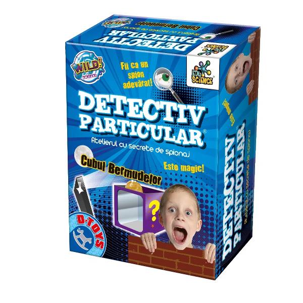 Copilul t&259;u e pasionat de munca de investiga&539;ie &537;i se viseaz&259; detectiv Provoac&259;-i imagina&539;ia &537;i capacitatea de concentrare cu jocul Detectiv particular de la ROOVICu jocul Detectiv particular copilul t&259;u va intra rapid în rolul spionului discret care adun&259; informa&539;ii pre&539;ioase pentru a rezolva cazuri importante Dac&259; te-ai s&259;turat de replica “M-am plictisit” pe care cel mic o spune de 