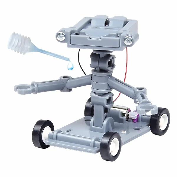 Ai acas&259; un mic explorator pasionat de robotic&259; Ofer&259;-i Robo&539;elul Salty &537;i prive&537;te-l cum descoper&259; cu fascina&539;ie lumea &537;tiin&539;ei&nbsp;Asambleaz&259; Robo&539;elul Salty &537;i pune-l &icirc;n mi&537;care cu ajutorul c&acirc;torva pic&259;turi cu ap&259; s&259;rat&259; E uimitor cum apa se transform&259; &icirc;n electricitate &537;i cum simpaticul Salty se deplaseaz&259; singur f&259;r&259; baterii&Icirc;n 