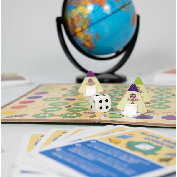 &Icirc;nva&539;&259; geografia &539;&259;rii tale precum &537;i multe alte no&539;iuni interesante de cultur&259; general&259; cu Globe Whizz Rom&acirc;nia Descoper&259; un joc de societate antrenant &537;i educativ ideal de jucat &icirc;n familie sau cu prieteniiJocul con&539;ine 128 de c&259;r&539;i de joc &icirc;n care vei g&259;si peste 330 de &icirc;ntreb&259;ri de tip quizz cu r&259;spunsuri &537;i explica&539;ii din domenii diverse 