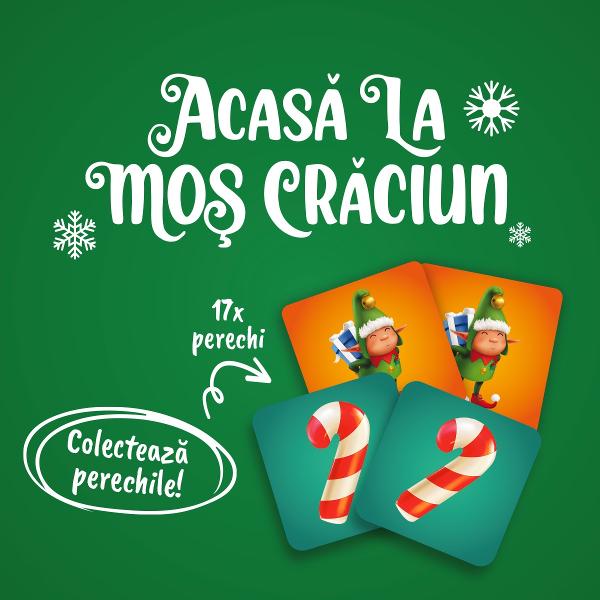 D&259; startul distrac&539;iei de s&259;rb&259;tori &537;i adu magia Cr&259;ciunului &icirc;n s&acirc;nul familiei&nbsp;Acas&259; la Mo&537; Cr&259;ciun&nbsp;este un joc de societate antrenant ce &icirc;mbin&259; atmosfera de s&259;rb&259;toare cu bucuria conect&259;rii prin joc&nbsp;span 