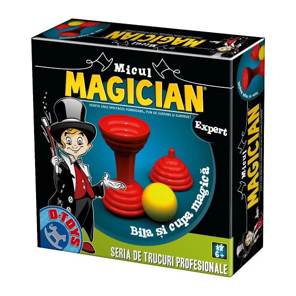 Copilul t&259;u se viseaz&259; un magician celebru Jocul Micul Magician – Bila &537;i Cupa Magic&259; este ideal pentru a pune în scen&259; primul spectacol formidabilÎn imagina&539;ia lor f&259;r&259; limite copiii pot fi orice î&537;i doresc cavaleri astronau&539;i eroi neînfrica&539;i sau… magicieni Dac&259; &537;i micu&539;ul t&259;u î&537;i dore&537;te s&259; fie în centrul aten&539;iei &537;i s&259; 