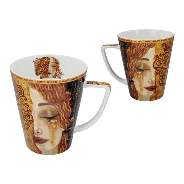 Descoper&259; elegan&539;a &351;i rafinamentul &icirc;ntr-o pauz&259; de ceai sau cafea &mdash; cu acest set inspirat de arta celebrului pictor Gustav Klimt Decorat cu motive aurii &351;i detalii sofisticate &bdquo;Lacrimi de aur&rdquo; aduce o not&259; de lux &351;i art&259; &icirc;n rutina zilnic&259;strong data-start420 