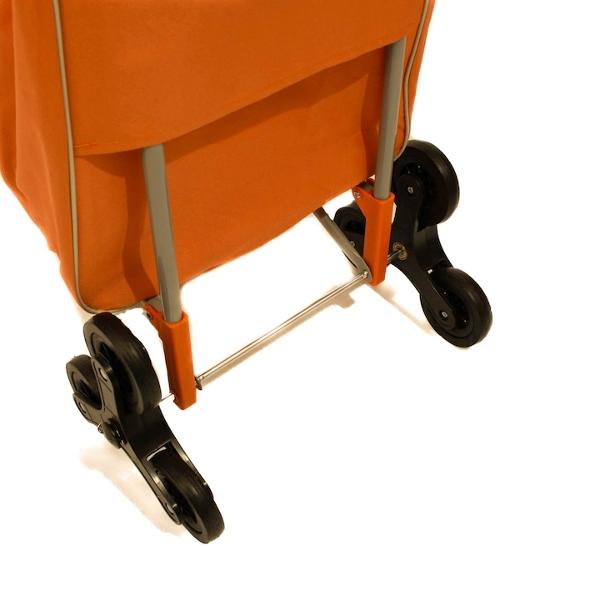 Capacitate sacosa&nbsp;38 LDimensiune produs 42x32x96 cmDimensiune sacosa 57X33X195 cmCadru metalic pliabil prevazut cu maner rezistent din material plasticSistem 3 roti special creat pentru a facilita urcarea si coborarea treptelorBuzunar dorsal cu fermoarSacul se poate detasa de cadru si reatasaSistem de prindere cu snurRoti spuma poliuretanInstructiuni 