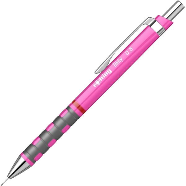 Creion mecanic Rotring Tikky 05 mm roz neon 2007219