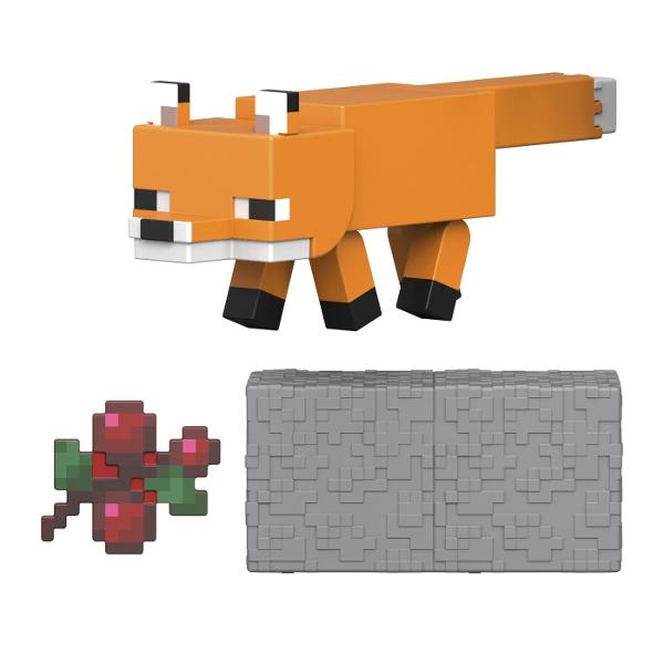 Creeaza exploreaza si supravietuieste cu figurile Minecraft Aceste figurine de actiune au fost create in mod autentic folosind designul pixelat al jocului video asa ca sunt grozave pentru joc si afisare Articulatiile mobile permit personajelor emblematice sa atinga ipostaze de actiune Fiecare figurina vine cu o piesa Build A Portal Jucatorii le pot colecta pe toate pentru a construi un portal complet Minecraft End care este de doua ori mai inalt decat figura Este un cadou grozav pentru 