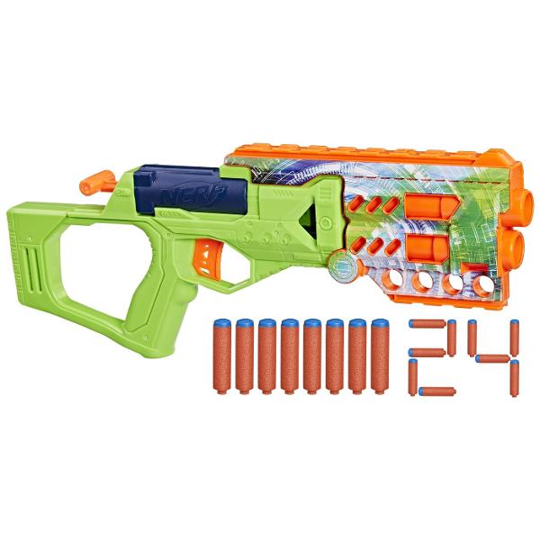 Marca Nerf iti ridica nivelul jocului cu lansatorul de sageti Nerf Jadestrike de inalta performanta si sagetile Nerf N1 Ai abilitatile de luptator Nerf acum ai blasterul si sagetile pentru a obtine un avantaj superior in jocurile de interior si exterior De la creatorii sagetilor din spuma marca Nerf dezlantuie urmatoarea evolutie in lansarea de sageti din spuma cu sagetile Nerf N1 oferind PRECIZIE VITEZA si DISTANTA EXTREME Blasterul de sageti Nerf seria N Jadestrike dispune de incarcare 