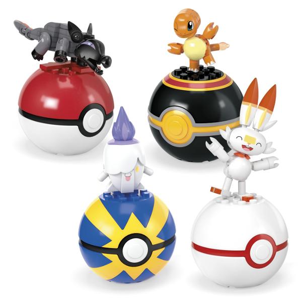 Construieste-ti propria ta echipa de tip Foc incluzand fetele cunoscute Litwick Charmander Scorbunny si SalanditFotografiaza-i si expune-i cu ajutorul celor 4 bile Pok&eacute Balls cu 4 spiteAceste figurine de constructie contribuie la dezvoltarea creativitatii si a abilitatilor de rezolvare a problemelor
