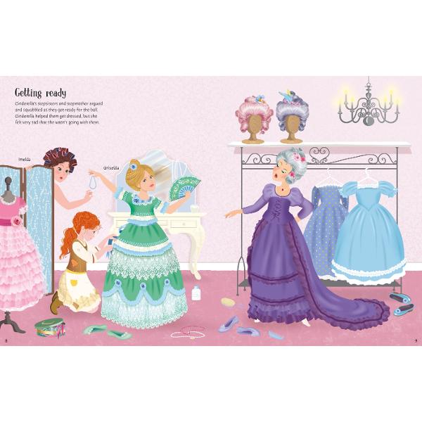 Use the stickers to dress the doll characters in this exciting version of Cinderella Scenes include Cinderella hard at work in the kitchen her stepmother and sisters in their smart drawing room a footman arriving with an invitation to a ball at the Palace the surprise arrival of the fairy godmother Cinderella losing her slipper as she runs home after the ball and lots more- The number 1 bestselling sticker series with characters to dress and colourful scenes to decoratebr 