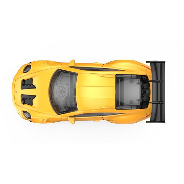 Masinuta are proportiile ideale pentru momente pline de distractie si amuzament Masinuta metalica PORSCHE 911 GT3 RS scara 1 la 43 are anvelope de cauciuc si un design detaliat interior-exterior realizat din materiale metalice turnate cu accesorii realizate din material plastic de calitate superioara Copilul dumneavoastra se poate juca in voie cu masina metalica PORSCHE 911 GT3 RS de la brandul international Rastar Nicio cursa nu este imposibil de castigat cu acesta masinuta care este o 