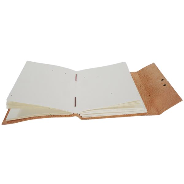 Jurnal Vintage dimensiune 20 x 15 cm coperti din piele naturala cusute manual hartie lucrata manual din bumbac Inchizatoare metalica tip ancora