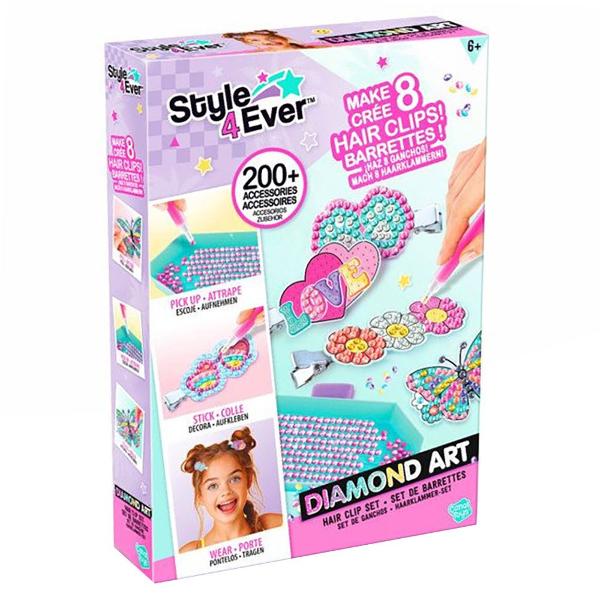 Varsta recomandata 6 - 7 ani 7 - 8 ani 8 ani Dimensiuni produs ambalat 18 x 4 x 4 cmGreutate produs ambalat 026 kgDa frau liber creativitatii si creeaza 8 agrafe de par spectaculoase decorate cu pietre colorate Urmeaza modelul numerotat asaza pietricelele la locul potrivit si transforma fiecare agrafa intr-un accesoriu fashion plin de stralucireCu ajutorul instrumentului special si al cerii poti ridica rapid pietrele si le poti fixa cu precizie Este 