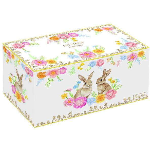 Bucur&259;-te de momentele de relaxare al&259;turi de cineva drag cu acest set elegant de dou&259; c&259;ni din por&539;elan din colec&539;ia&nbsp;Tres Jolie&nbsp;de la&nbsp;Easy Life Cu un design delicat &537;i luminos c&259;nile sunt decorate cu un iepura&537; simpatic 