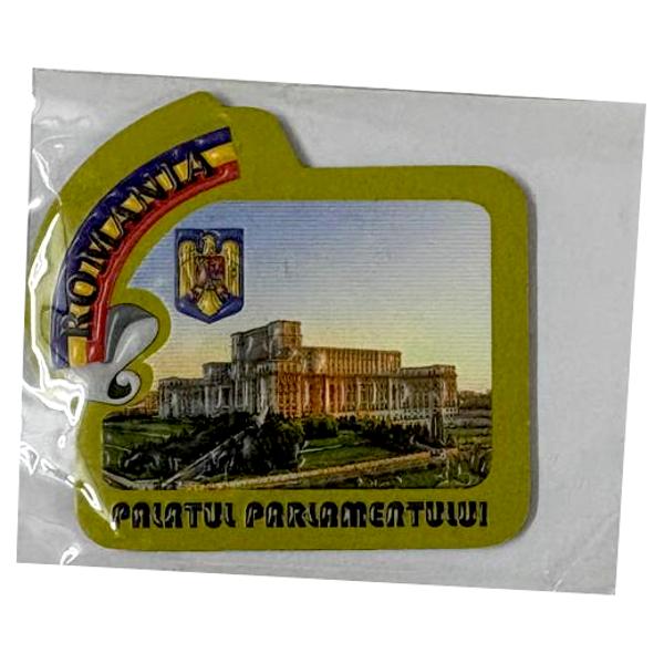 Magnet suvenir pentru frigiderDisponibil in 2 variante diferite&nbsp;Palatul Parlamentului sau Castelul BranVa rugam sa precizati modelul dorit printr-un comentariu la plasarea comenzii in caz contrar se va livra un model aleatoriu fara posibilitatea unui schimb ulterior