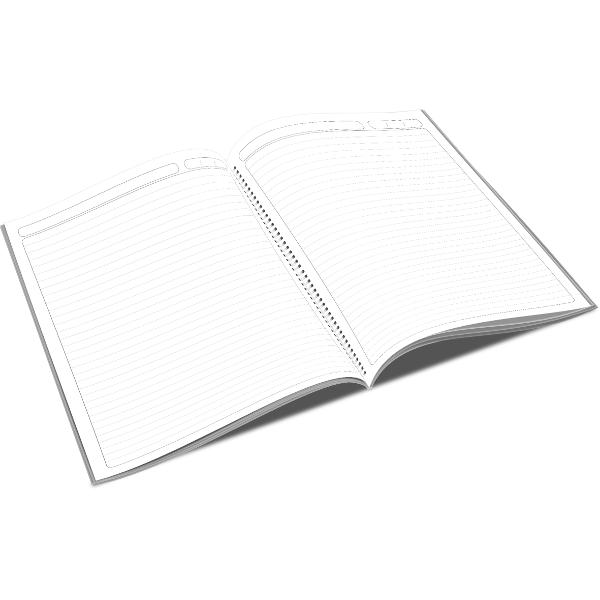 Caiet A4 Dictando 150 File cu SpiraCoperti carton