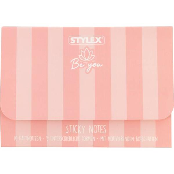 Mai mult&259; motiva&539;ie pentru biroul t&259;u Setul de noti&539;e autoadezive cu designul &bdquo;Be You&rdquo; combin&259; func&539;ionalitatea cu mesaje inspiratoare Include 10 blocuri de noti&539;e &icirc;n 5 forme diferite fiecare cu c&acirc;te 25 de coli &ndash; perfecte pentru marcare structurare &537;i organizareDesignurile colorate cu mesaje motiva&539;ionale aduc veselie la &537;coal&259; la birou sau acas&259; 