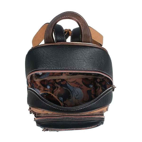 Rucsac dama Janet Art Gallery 25x12x25cm TV000080Material material textil si piele ecologica