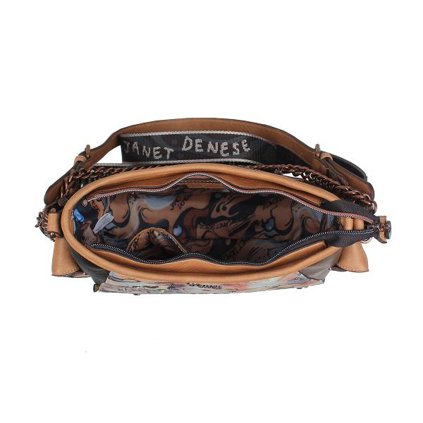 Geanta dama Janet Art Gallery 32x14x22 cm TV000135Material material textil si piele ecologica