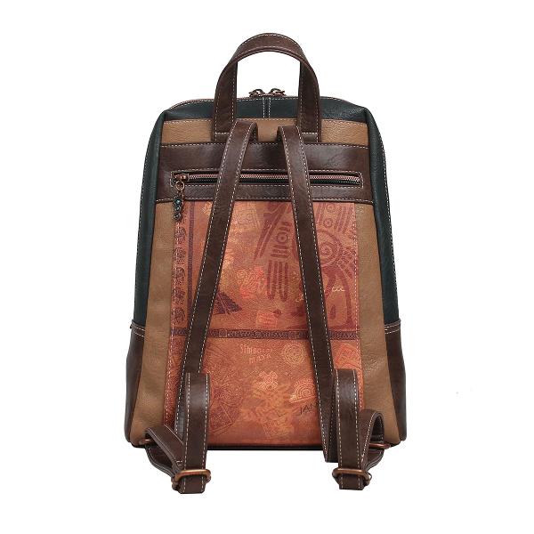 Geanta dama tip rucsac Janet 26x11x31 cm TV000022Material material textil si piele ecologica