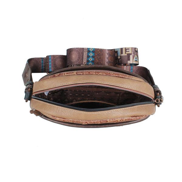 Geanta dama Janet Maya Journey crossbody 24x7x18 cm TV000007Material material textil si piele ecologica&nbsp;