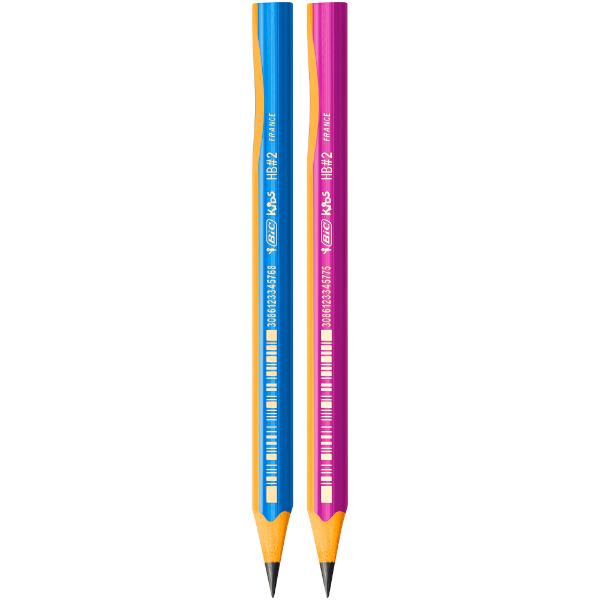Creion grafit pentru incepatori Forma triunghiulara pentru o prindere usoara fabricat din rasina sintetica Linie de ghidare pentru pozitionarea corecta a degetelor Pentru copii cu varsta mai mare de 4 ani Potrivit atat pentru dreptaci cat si pentru stangaci Mina HB ultrarezistenta de 4 mm 