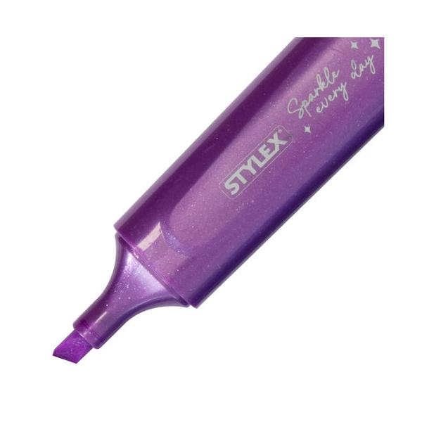 Eviden&539;iator cu glitter 4 buc&259;&539;i la setv&acirc;rf practic ideal pentru sublinierea fin&259; sau eviden&539;ierea textului