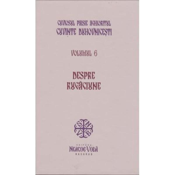 Pentru Staretul Paisie rugaciunea este marea posibilitate pe care ne-a dat-o Dumnezeu sa comunicam cu El sa-I cerem ajutorul Pe Staret il durea cand ii vedea pe oameni ca se chinuiesc nevoindu-se cu prea putinele lor puteri omenesti in timp ce ar fi putut sa ceara ajutorul lui Dumnezeu Care poate trimite nu numai puterea dumnezeiasca ci multime de puteri dumnezeiesti Si atunci ajutorul Lui nu se va numi numai ajutor dumnezeiesc ci minune a lui Dumnezeu De aceea insista ca 