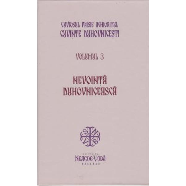 Volumul al treilea care se editeaz&259; cu binecuv&acirc;ntarea noului nostru P&259;stor Prea Sfin&539;itul Mitropolit Nicodim al Kasandrei cuprinde subiecte care &icirc;l pot ajuta pe omul chinuit de p&259;cat s&259; dob&acirc;ndeasc&259; nelini&537;tea cea bun&259; &537;i s&259; se nevoiasc&259; duhovnice&537;te pentru a se elibera de leg&259;turile p&259;catului Stare&539;a Sfintei Sih&259;strii Monahia Filoteia &537;i surorile ei &icirc;ntru Hristos