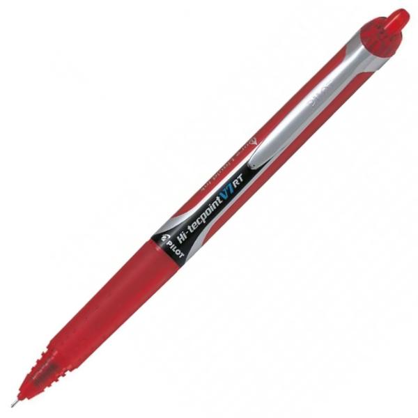 Roller Pilot Hi-Tecpoint 07 mm Produs inventat de compania Pilot in 1984 Varianta retractabila a faimoaselor rollere V5 sau V7 reincarcabile Prevazut cu dispozitiv de reglare a cernelei controland astfel alimentarea cu cerneala si cu sistem care nu permite scurgerea cernelei pe timpul zborului cu avionul Caracteristici retractabil prevazut cu grip cauciucat reincarcabil cerneala rezistenta la apa