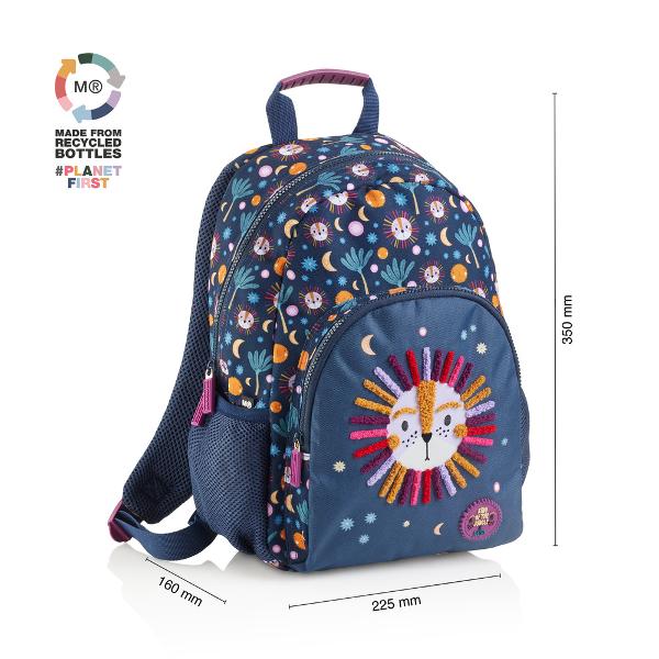 Ideal pentru primii ani de &537;coal&259;&nbsp;ghiozdanul King of Jungle din colec&539;ia London Recycl de la Miquelrius&nbsp;combin&259; func&539;ionalitatea cu grija pentru mediu Realizat din&nbsp;poliester reciclat este o alegere sustenabil&259; rezistent&259; &537;i potrivit&259; pentru utilizarea zilnic&259;p data-start354 