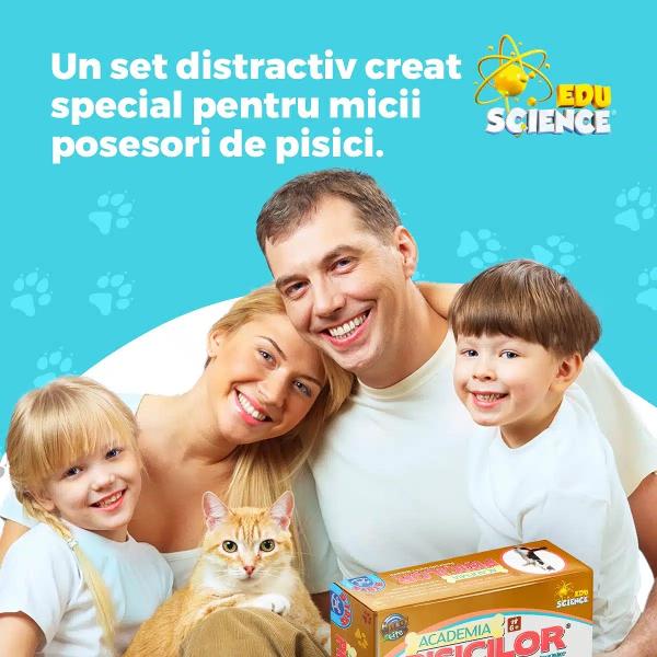 Hei micule explorator Crezi c&259; e imposibil s&259;-&539;i dresezi pisica Descoper&259; setul Academia Pisicilor de la ROOVI &537;i preg&259;te&537;te-te s&259; fii surprins de calit&259;&539;ile prietenei tale pufoaseAcademia Pisicilor este un set experimental &537;i super distractiv creat special pentru to&539;i micii posesori de pisici Setul con&539;ine o mul&539;ime de componente &537;i accesorii cu care se pot crea juc&259;rii interactive care te vor 