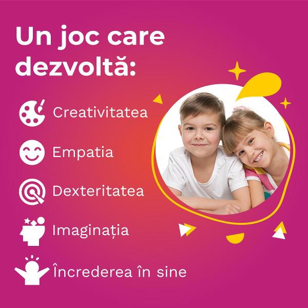 &Icirc;&539;i dore&537;ti un joc plin de magie care s&259;-i ofere micu&539;ei tale curaj &537;i &icirc;ncredere &icirc;n for&539;ele proprii chiar &537;i atunci c&acirc;nd nu e&537;ti l&acirc;ng&259; ea Ai vrea s&259; o &539;ii c&acirc;t mai departe de ecrane &537;i s&259;-i stimulezi creativitatea &icirc;ntr-un mod distractiv &537;i adaptat v&acirc;rsteiF&259; cuno&537;tin&539;&259; cu Cartona&537;ele Buboo 3 &icirc;n 1 pentru feti&539;e 